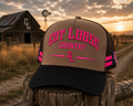 Pink and Brown Cap